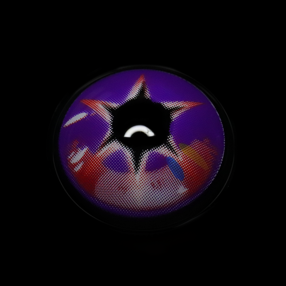 Cosplay Oshi No Ko Hoshino Speacial Star Purple Coloured Contact Lenses